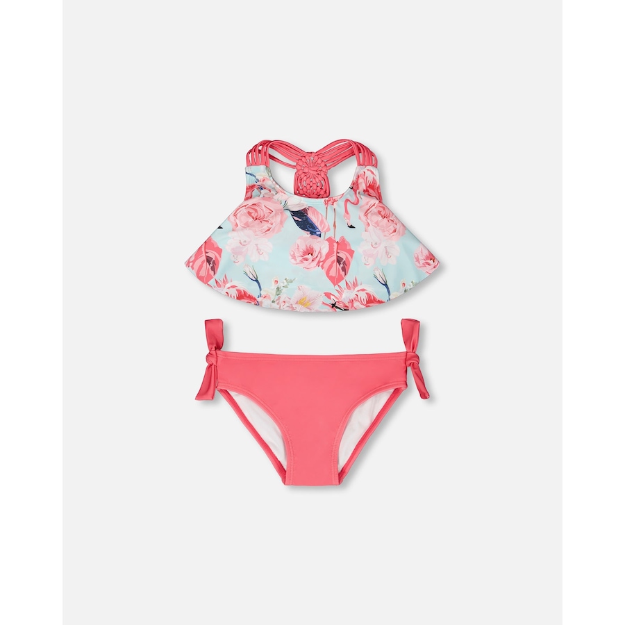 Image 930482_ST01.jpg, Product 930-482 / Price $32.90 - $35.00, Two-Piece Triple Strap Flamingo Swimsuit from Deux par Deux on TSC.ca's Fashion department