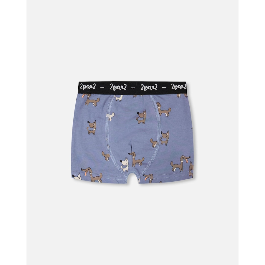 Image 930486_ST01.jpg, Product 930-486 / Price $12.00, Organic Cotton Dog Elastic Waist Boxer from Deux par Deux on TSC.ca's Fashion department