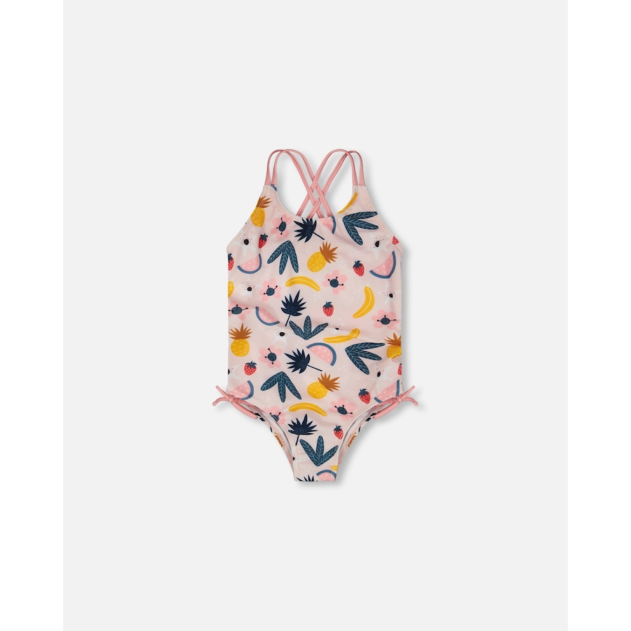 Image 930487_ST01.jpg, Product 930-487 / Price $23.00, One-Piece Double Crossed Straps Fruits Swimsuit from Deux par Deux on TSC.ca's Fashion department