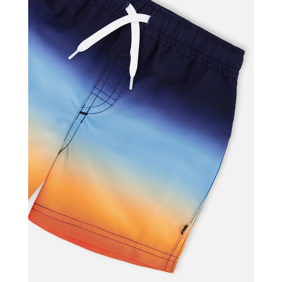 Image 930507_ALTMORE4.jpg, Product 930-507 / Price $20.50, Above the Knee Elastic Waist Gradient Swim Trunks from Deux par Deux on TSC.ca's Fashion department