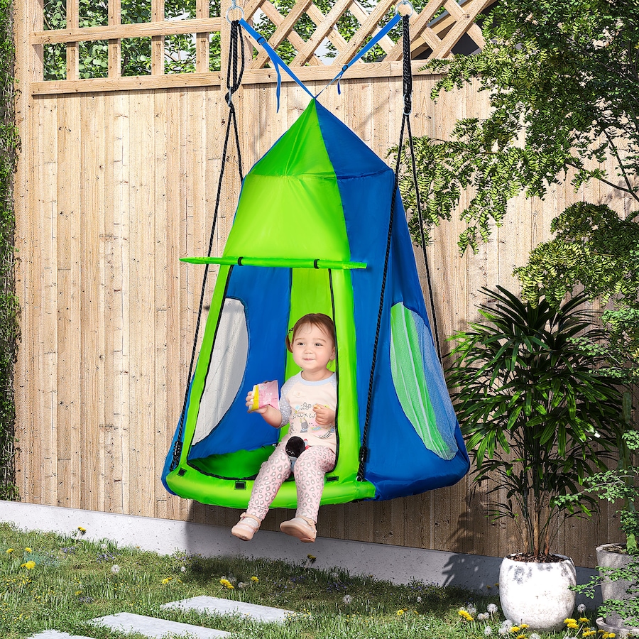 Image 930593_ALTMORE1.jpg, Product 930-593 / Price $79.99, Outsunny Kids Hanging Tree Swing Tent, Sensory Swing with Screen Window from Outsunny on TSC.ca's Home & Garden department