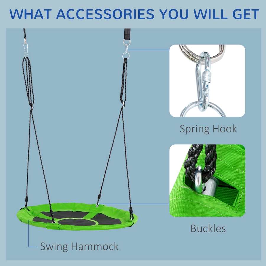 Image 930593_ALTMORE7.jpg, Product 930-593 / Price $79.99, Outsunny Kids Hanging Tree Swing Tent, Sensory Swing with Screen Window from Outsunny on TSC.ca's Home & Garden department