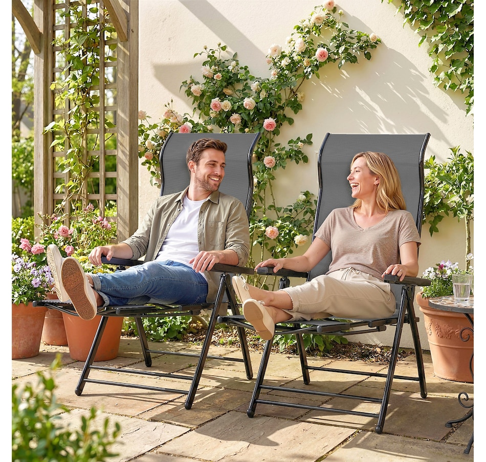 Image 930602_ALTMORE8.jpg, Product 930-602 / Price $179.99, Outsunny Folding Patio Chairs, Outdoor Recliner with Footrest from Outsunny on TSC.ca's Home & Garden department