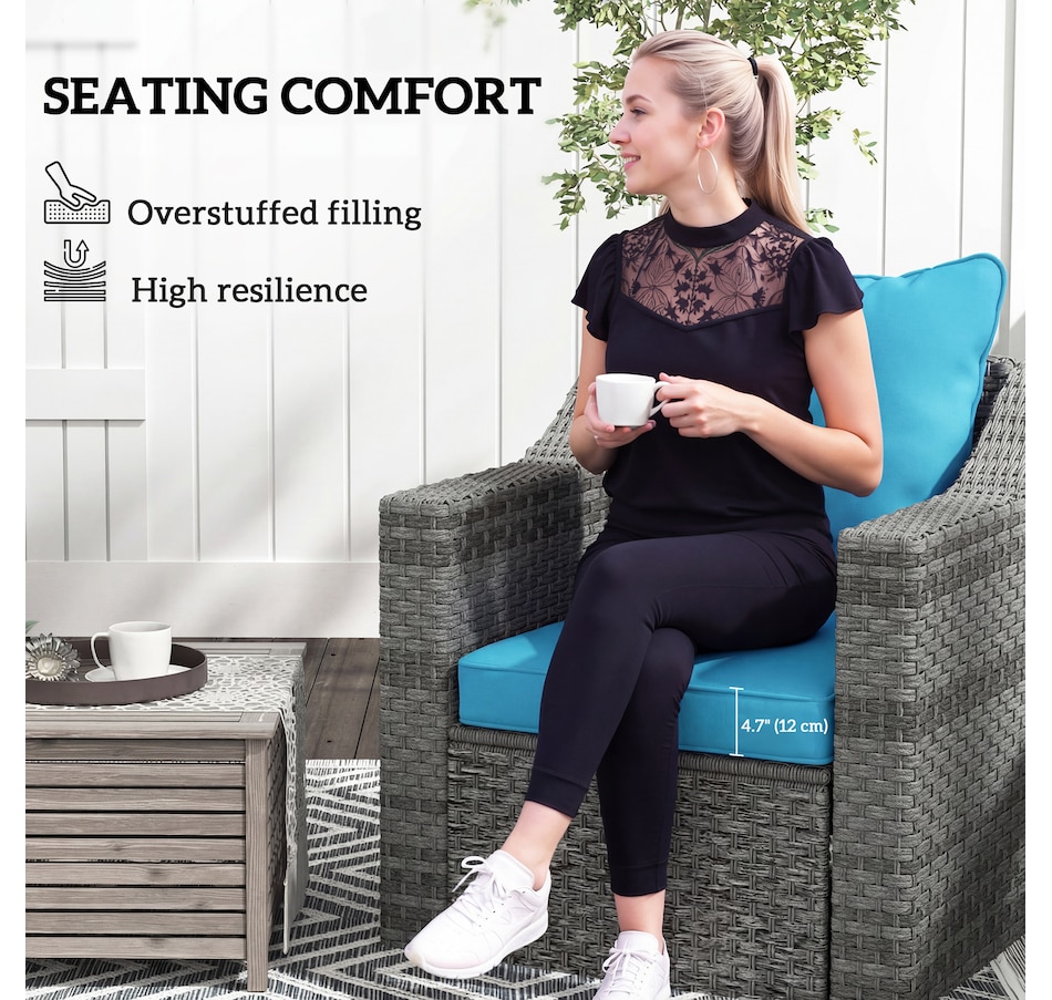Image 930604_ALTMORE14.jpg, Product 930-604 / Price $129.99 - $155.99, Outsunny Patio Chair Cushions Pillows Set of 2, Replacement Patio Cushions from Outsunny on TSC.ca's Home & Garden department