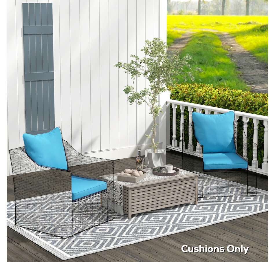 Image 930604_ALTMORE16.jpg, Product 930-604 / Price $129.99 - $155.99, Outsunny Patio Chair Cushions Pillows Set of 2, Replacement Patio Cushions from Outsunny on TSC.ca's Home & Garden department
