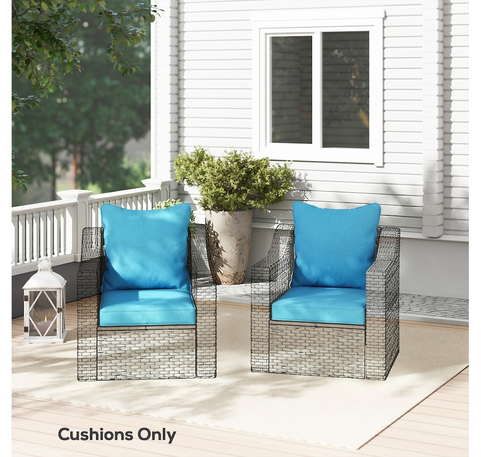 Image 930604_ALTMORE17.jpg, Product 930-604 / Price $129.99 - $155.99, Outsunny Patio Chair Cushions Pillows Set of 2, Replacement Patio Cushions from Outsunny on TSC.ca's Home & Garden department