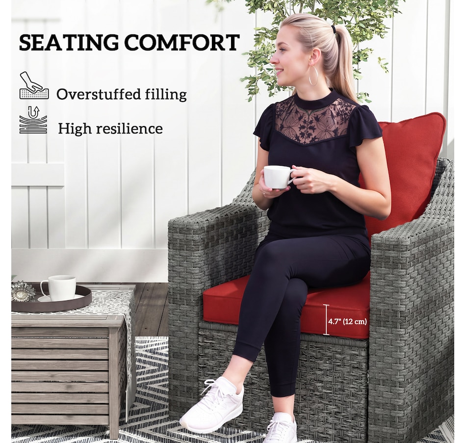 Image 930604_ALTMORE5.jpg, Product 930-604 / Price $129.99 - $155.99, Outsunny Patio Chair Cushions Pillows Set of 2, Replacement Patio Cushions from Outsunny on TSC.ca's Home & Garden department