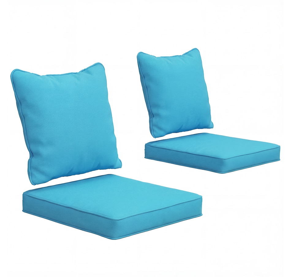 Image 930604_ST02.jpg, Product 930-604 / Price $129.99 - $155.99, Outsunny Patio Chair Cushions Pillows Set of 2, Replacement Patio Cushions from Outsunny on TSC.ca's Home & Garden department