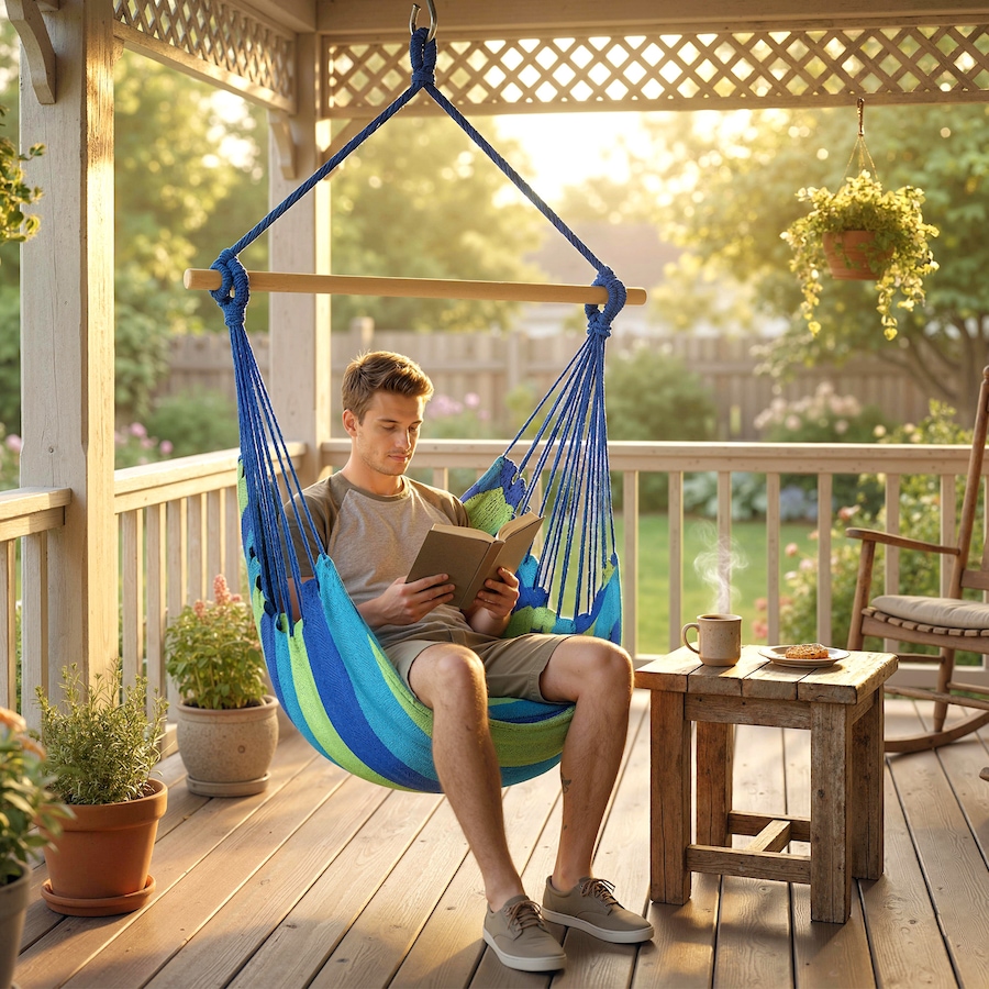 Image 930605_ALTMORE1.jpg, Product 930-605 / Price $42.99, Outsunny Hammock Chair, Swing Hanging Macrame Chair from Outsunny on TSC.ca's Home & Garden department
