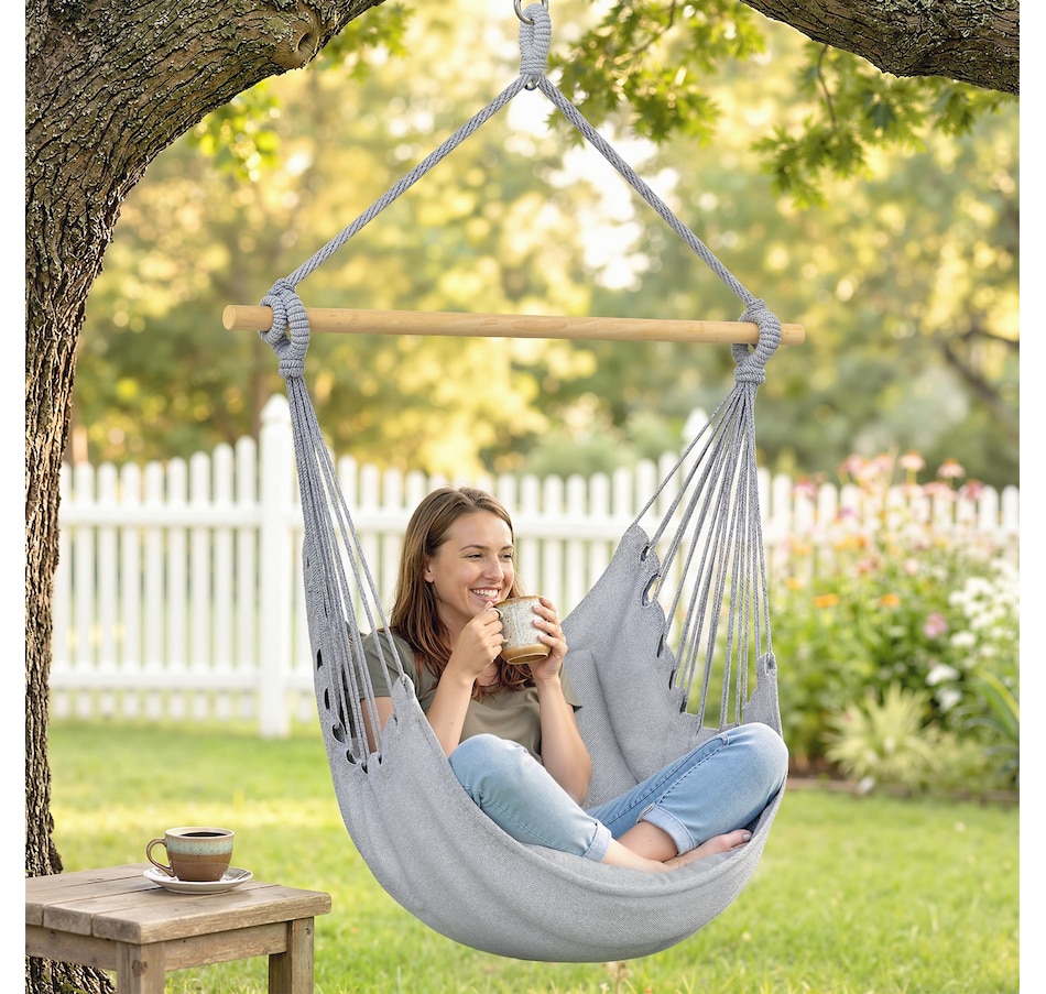 Image 930605_ALTMORE17.jpg, Product 930-605 / Price $34.99 - $37.99, Outsunny Hammock Chair, Swing Hanging Macrame Chair from Outsunny on TSC.ca's Home & Garden department