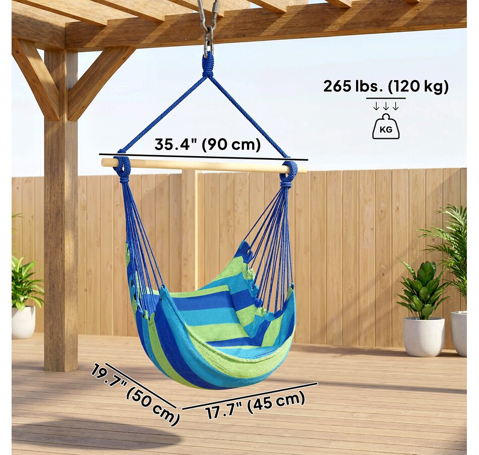 Image 930605_ALTMORE2.jpg, Product 930-605 / Price $34.99 - $37.99, Outsunny Hammock Chair, Swing Hanging Macrame Chair from Outsunny on TSC.ca's Home & Garden department