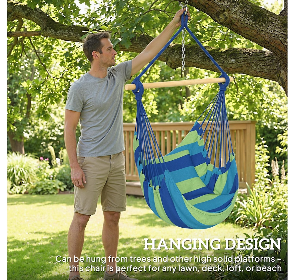 Image 930605_ALTMORE5.jpg, Product 930-605 / Price $34.99 - $37.99, Outsunny Hammock Chair, Swing Hanging Macrame Chair from Outsunny on TSC.ca's Home & Garden department