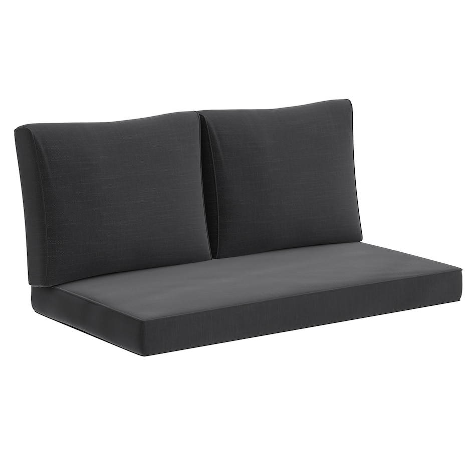 Image 930617.jpg, Product 930-617 / Price $149.99, Outsunny 2 Seater Outdoor Seat Cushions Patio Furniture Cushions Black from Outsunny on TSC.ca's Home & Garden department