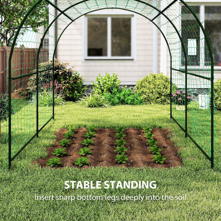 Image 930636_ALTMORE5.jpg, Product 930-636 / Price $125.99, Outsunny Garden Arch Trellis, 7.1FT Tall Cucumber Trellis with Net from Outsunny on TSC.ca's Home & Garden department