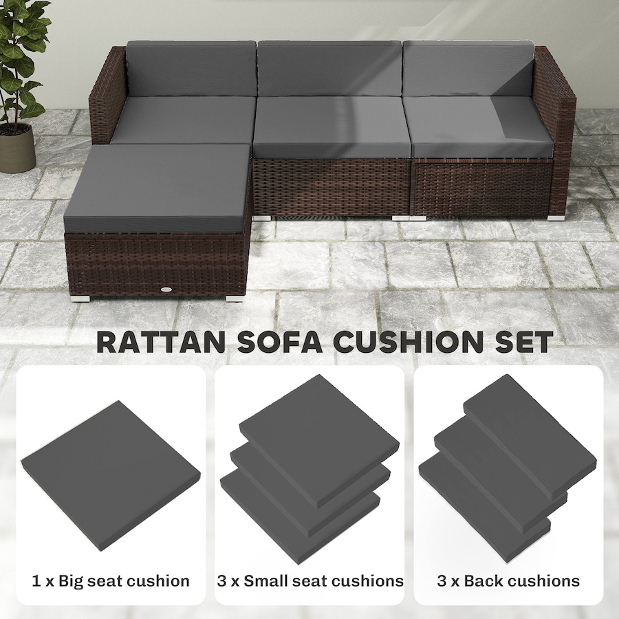 Image 930639_ALTMORE15.jpg, Product 930-639 / Price $169.99 - $179.99, Outsunny Patio Furniture Cushions, Loveseat Cushion with Removable Covers from Outsunny on TSC.ca's Home & Garden department