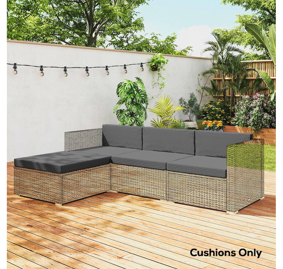 Image 930639_ALTMORE17.jpg, Product 930-639 / Price $164.99 - $169.99, Outsunny Patio Furniture Cushions, Loveseat Cushion with Removable Covers from Outsunny on TSC.ca's Home & Garden department