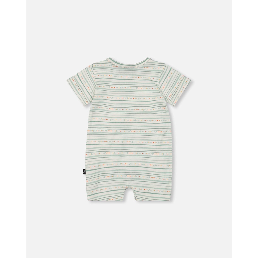 Image 930945_ALTMORE8.jpg, Product 930-945 / Price $19.50, Printed Organic Cotton Romper from Deux par Deux on TSC.ca's Fashion department
