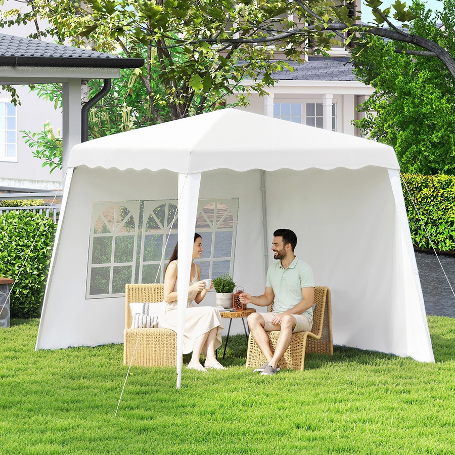 Image 930970_ALTMORE1.jpg, Product 930-970 / Price $109.99, Outsunny 8' x 8' Pop Up Canopy Tent with Carry Bag and Slant Legs, UV50+ from Outsunny on TSC.ca's Home & Garden department