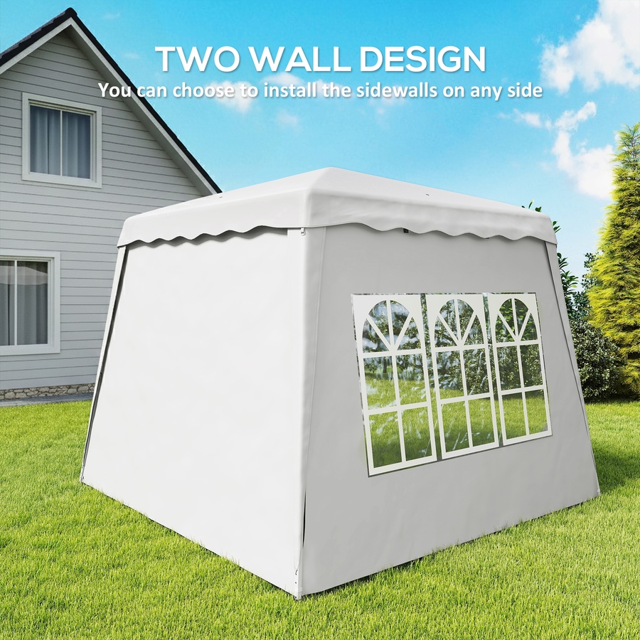 Image 930970_ALTMORE3.jpg, Product 930-970 / Price $109.99, Outsunny 8' x 8' Pop Up Canopy Tent with Carry Bag and Slant Legs, UV50+ from Outsunny on TSC.ca's Home & Garden department