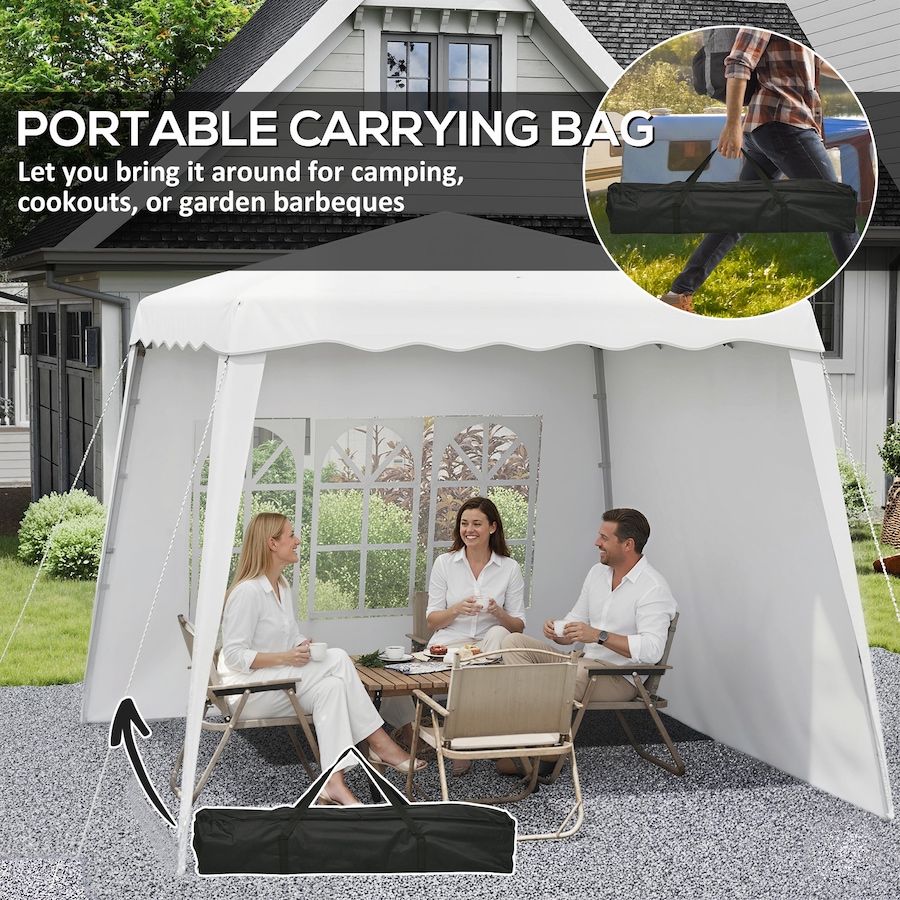 Image 930970_ALTMORE7.jpg, Product 930-970 / Price $109.99, Outsunny 8' x 8' Pop Up Canopy Tent with Carry Bag and Slant Legs, UV50+ from Outsunny on TSC.ca's Home & Garden department