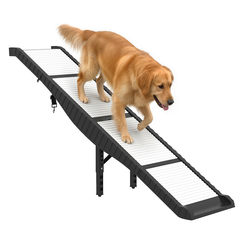 Image 930986.jpg, Product 930-986 / Price $99.99, PawHut Foldable Dog Car Ramp Non-Slip Surface, Support Leg, 69" x 15.7" from PawHut on TSC.ca's Home & Garden department