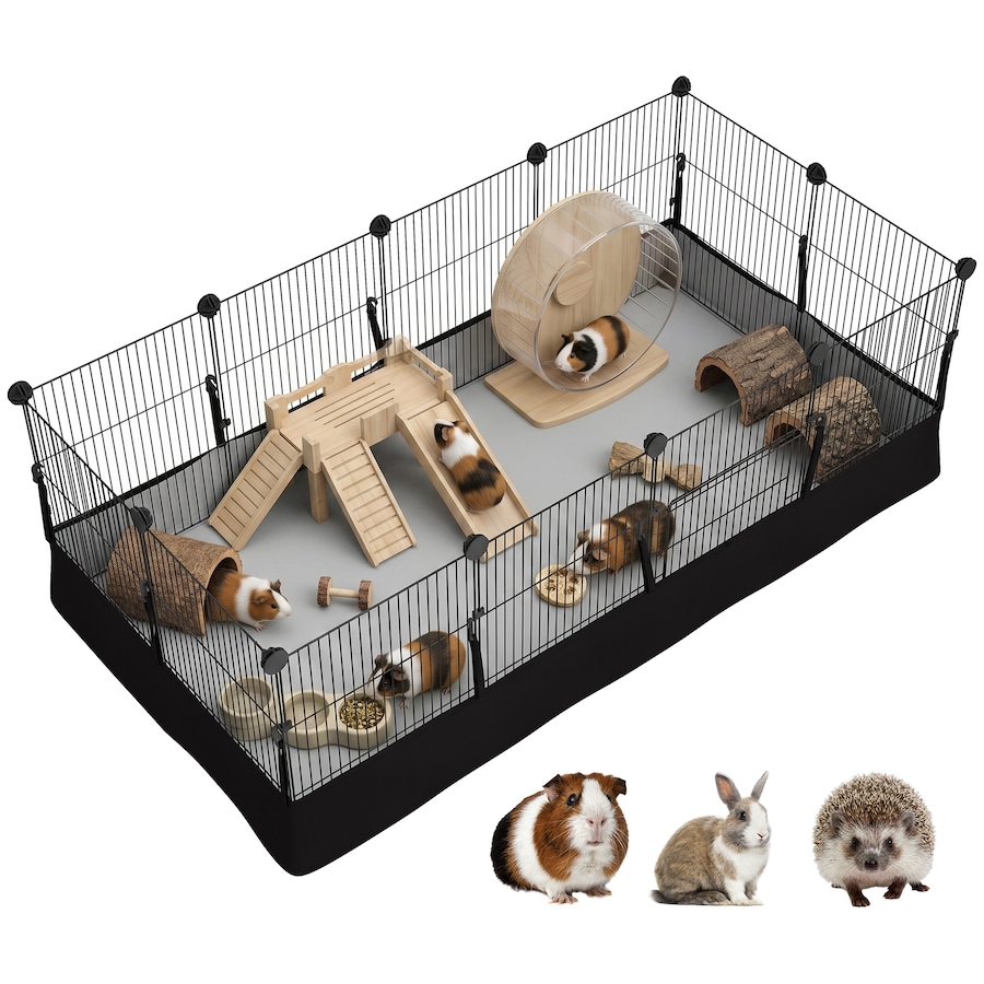 Image 930996.jpg, Product 930-996 / Price $55.99, PawHut Small Animal Cage DIY Playpen with Door 47.2" x 23.6" from PawHut on TSC.ca's Home & Garden department