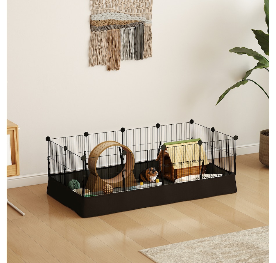 Image 930996_ALTMORE1.jpg, Product 930-996 / Price $56.99, PawHut Small Animal Cage DIY Playpen with Door 47.2" x 23.6" from PawHut on TSC.ca's Home & Garden department