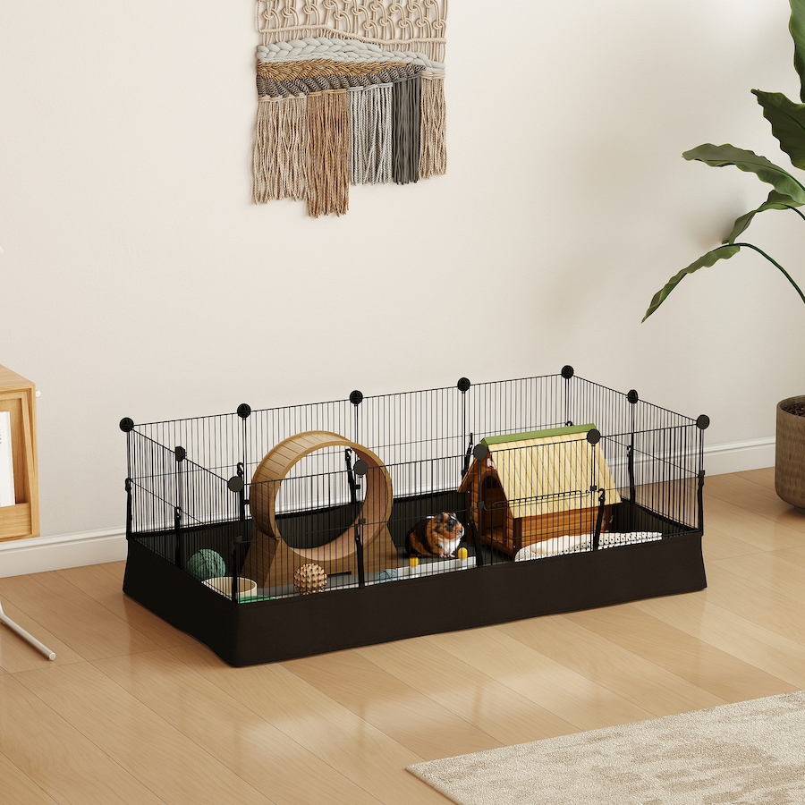 Image 930996_ALTMORE1.jpg, Product 930-996 / Price $55.99, PawHut Small Animal Cage DIY Playpen with Door 47.2" x 23.6" from PawHut on TSC.ca's Home & Garden department