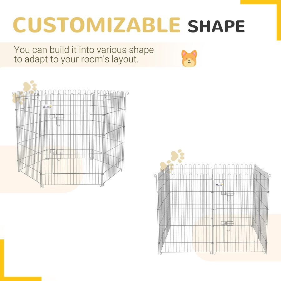 Image 931000_ALTMORE3.jpg, Product 931-000 / Price $76.99, PawHut Dog Playpen Puppy Play Pen, 8 Panels Pet Exercise Fences from PawHut on TSC.ca's Home & Garden department