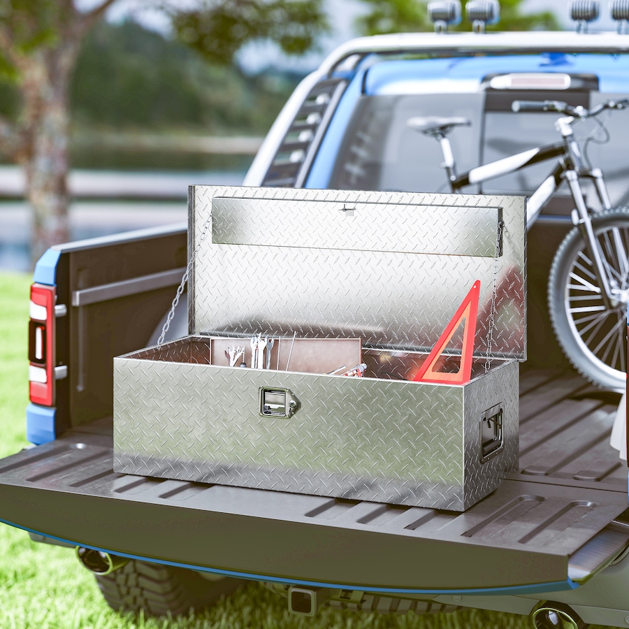 Image 931024_ALTMORE1.jpg, Product 931-024 / Price $114.99 - $229.99, HOMCOM 30/48 Inch Truck Bed Tool Box, Heavy Duty Aluminum Trailer Tongue Box from HOMCOM on TSC.ca's Home & Garden department