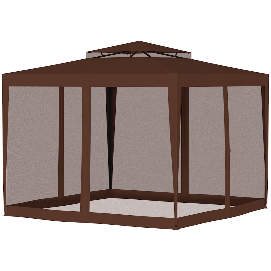 Image 931031.jpg, Product 931-031 / Price $154.99, Outsunny 10'x10' Outdoor Pop Up Party Tent with Carrying Bag Dark Green from Outsunny on TSC.ca's Home & Garden department