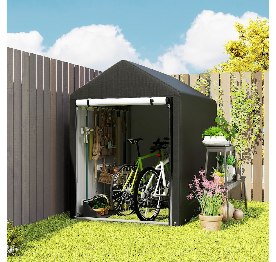 Image 931034_ALTMORE8.jpg, Product 931-034 / Price $149.99, Outsunny 4 x 6ft Outdoor Storage Shed Tent for Motorcycle Bike Garden Tool from Outsunny on TSC.ca's Home & Garden department