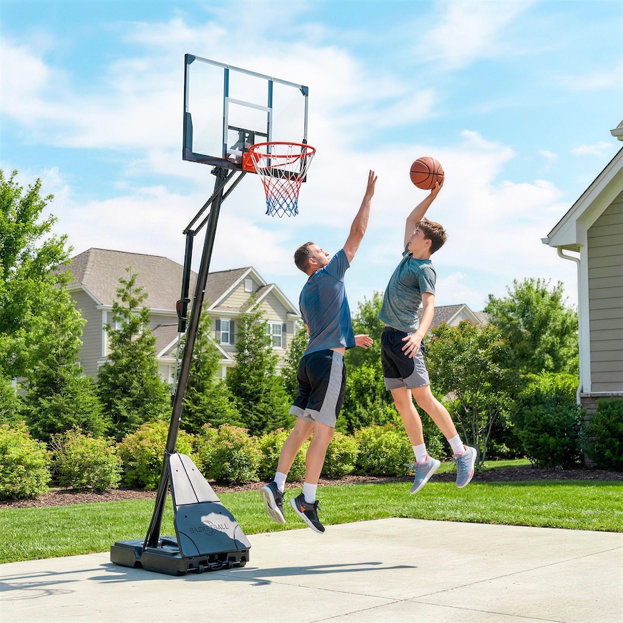 Image 931037_ALTMORE1.jpg, Product 931-037 / Price $239.99, Soozier Portable Basketball Hoop Basketball Goal Height Adjustable 8-10 Ft from Soozier on TSC.ca's Health & Fitness department