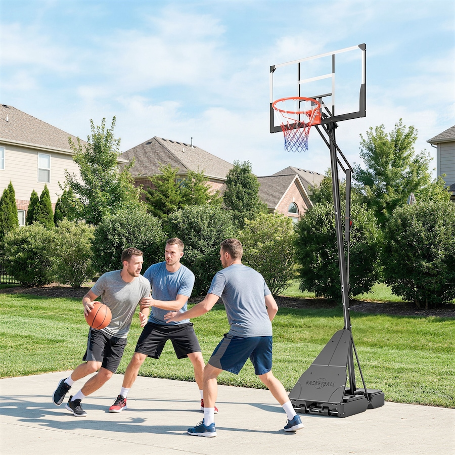 Image 931037_ALTMORE7.jpg, Product 931-037 / Price $239.99, Soozier Portable Basketball Hoop Basketball Goal Height Adjustable 8-10 Ft from Soozier on TSC.ca's Health & Fitness department