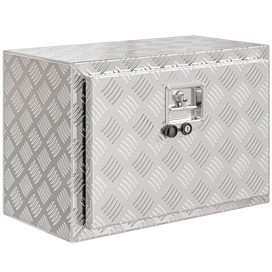 Image 931067.jpg, Product 931-067 / Price $114.99, 24 In Underbody Truck Tool Box, Heavy Duty Aluminum Diamond Plate Tool Box from HOMCOM on TSC.ca's Home & Garden department
