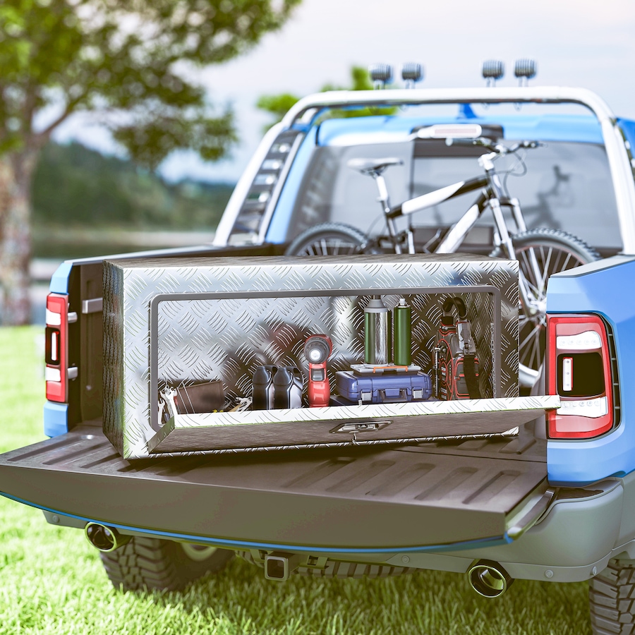 Image 931068_ALTMORE1.jpg, Product 931-068 / Price $159.99, HOMCOM Heavy Duty Aluminum Underbody Truck Tool Box, 36 Inch Tool Box Chest from HOMCOM on TSC.ca's Home & Garden department