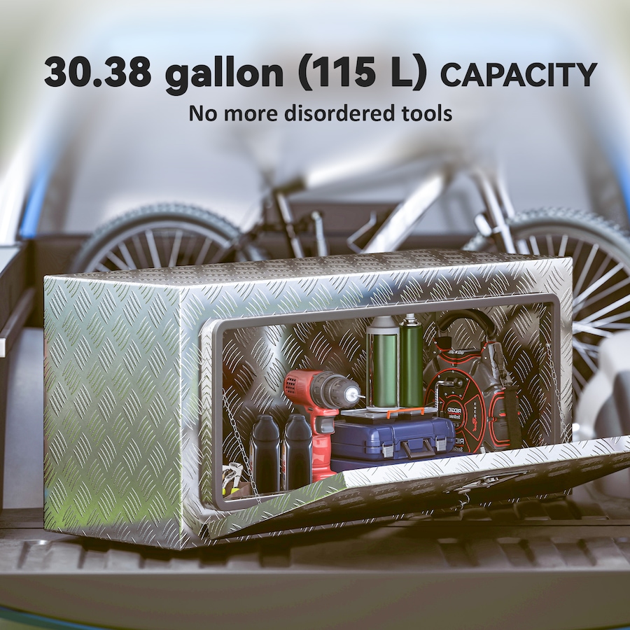Image 931068_ALTMORE4.jpg, Product 931-068 / Price $159.99, HOMCOM Heavy Duty Aluminum Underbody Truck Tool Box, 36 Inch Tool Box Chest from HOMCOM on TSC.ca's Home & Garden department