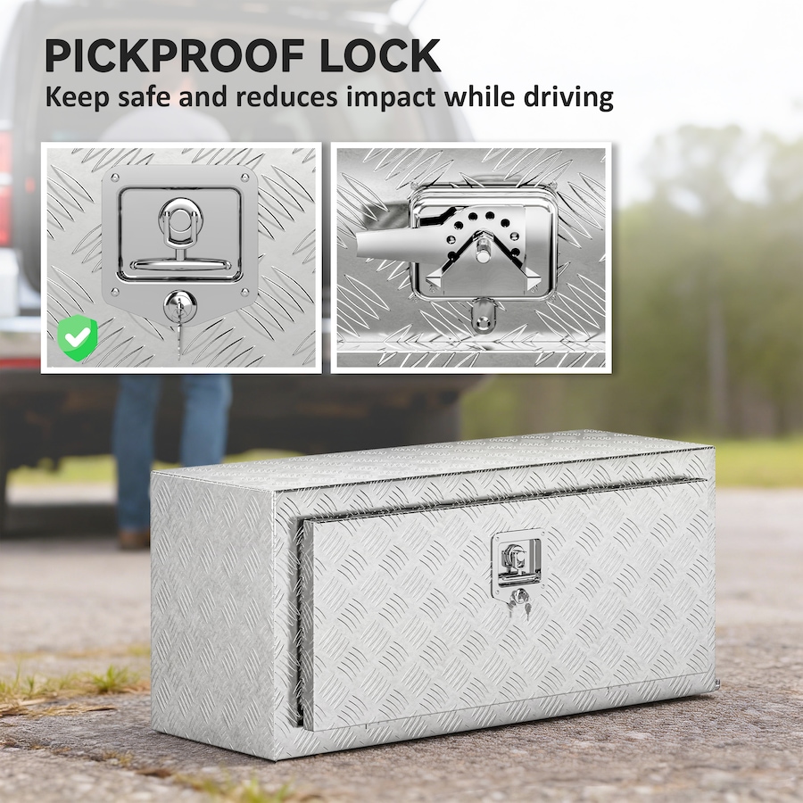 Image 931068_ALTMORE6.jpg, Product 931-068 / Price $159.99, HOMCOM Heavy Duty Aluminum Underbody Truck Tool Box, 36 Inch Tool Box Chest from HOMCOM on TSC.ca's Home & Garden department