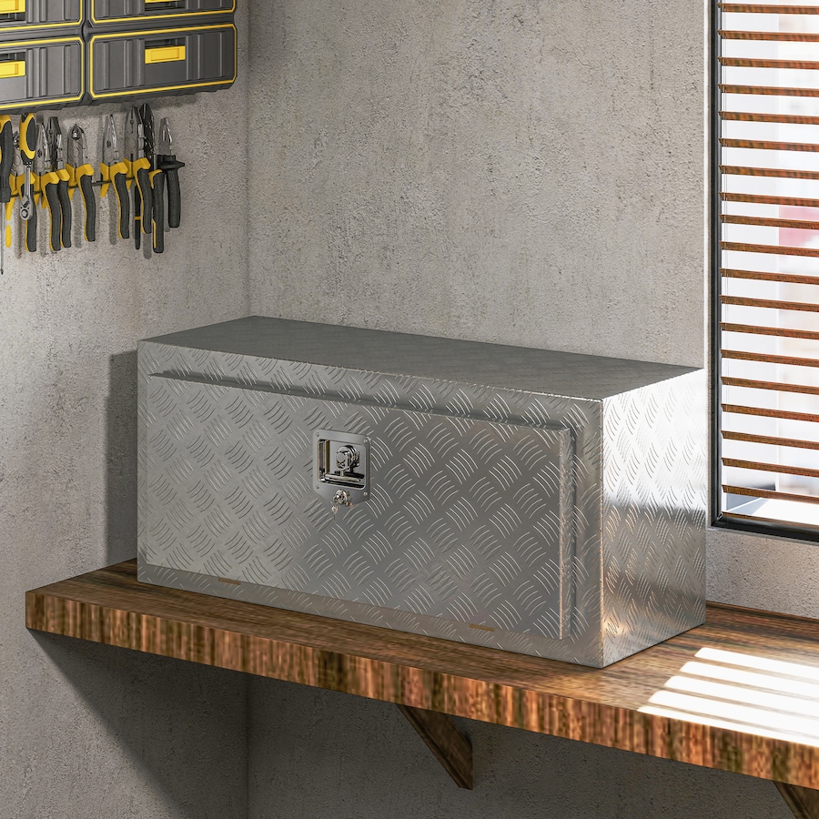 Image 931068_ALTMORE8.jpg, Product 931-068 / Price $159.99, HOMCOM Heavy Duty Aluminum Underbody Truck Tool Box, 36 Inch Tool Box Chest from HOMCOM on TSC.ca's Home & Garden department