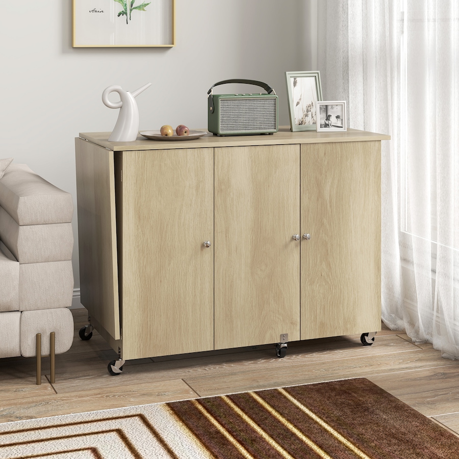 Image 931089_ALTMORE17.jpg, Product 931-089 / Price $171.99 - $199.99, HOMCOM Folding Sewing Table with Drop Leaf, Rolling Craft Table from HOMCOM on TSC.ca's Home & Garden department