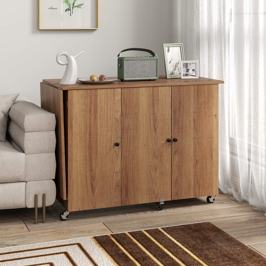 Image 931089_ALTMORE25.jpg, Product 931-089 / Price $171.99 - $199.99, HOMCOM Folding Sewing Table with Drop Leaf, Rolling Craft Table from HOMCOM on TSC.ca's Home & Garden department