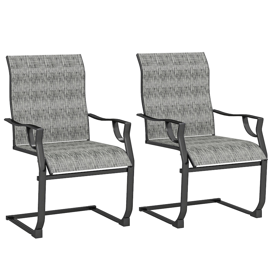 Image 931100.jpg, Product 931-100 / Price $179.99, Outsunny Patio Chairs Set of 2, C Spring Motion Outdoor Dining Chairs from Outsunny on TSC.ca's Home & Garden department