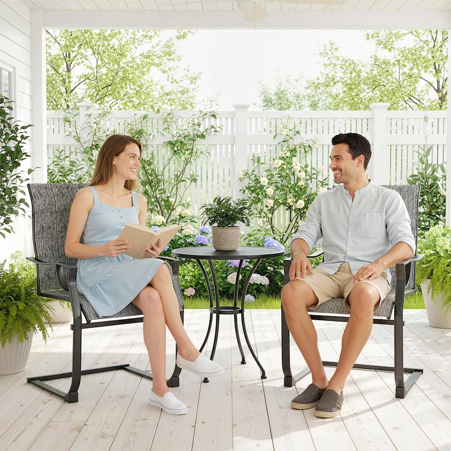 Image 931100_ALTMORE8.jpg, Product 931-100 / Price $179.99, Outsunny Patio Chairs Set of 2, C Spring Motion Outdoor Dining Chairs from Outsunny on TSC.ca's Home & Garden department
