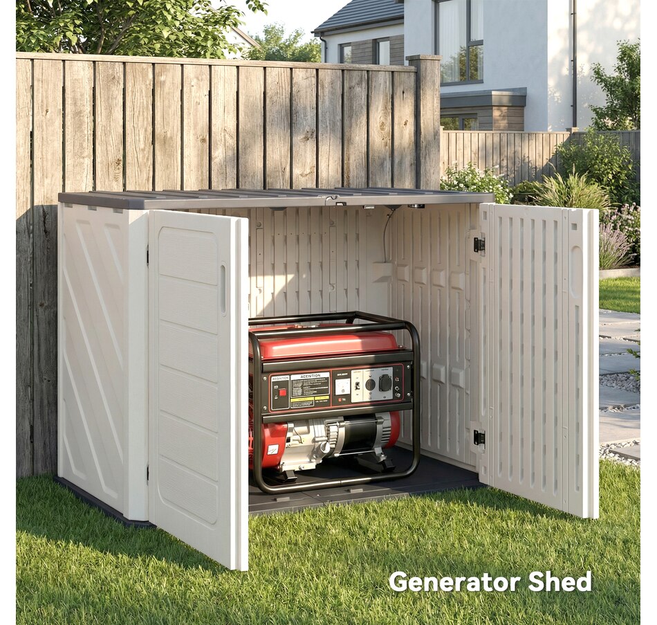 Image 931130_ALTMORE8.jpg, Product 931-130 / Price $359.99, Outsunny 35 Cu.Ft Outdoor Storage Cabinet, Waterproof with Openable Top from Outsunny on TSC.ca's Home & Garden department