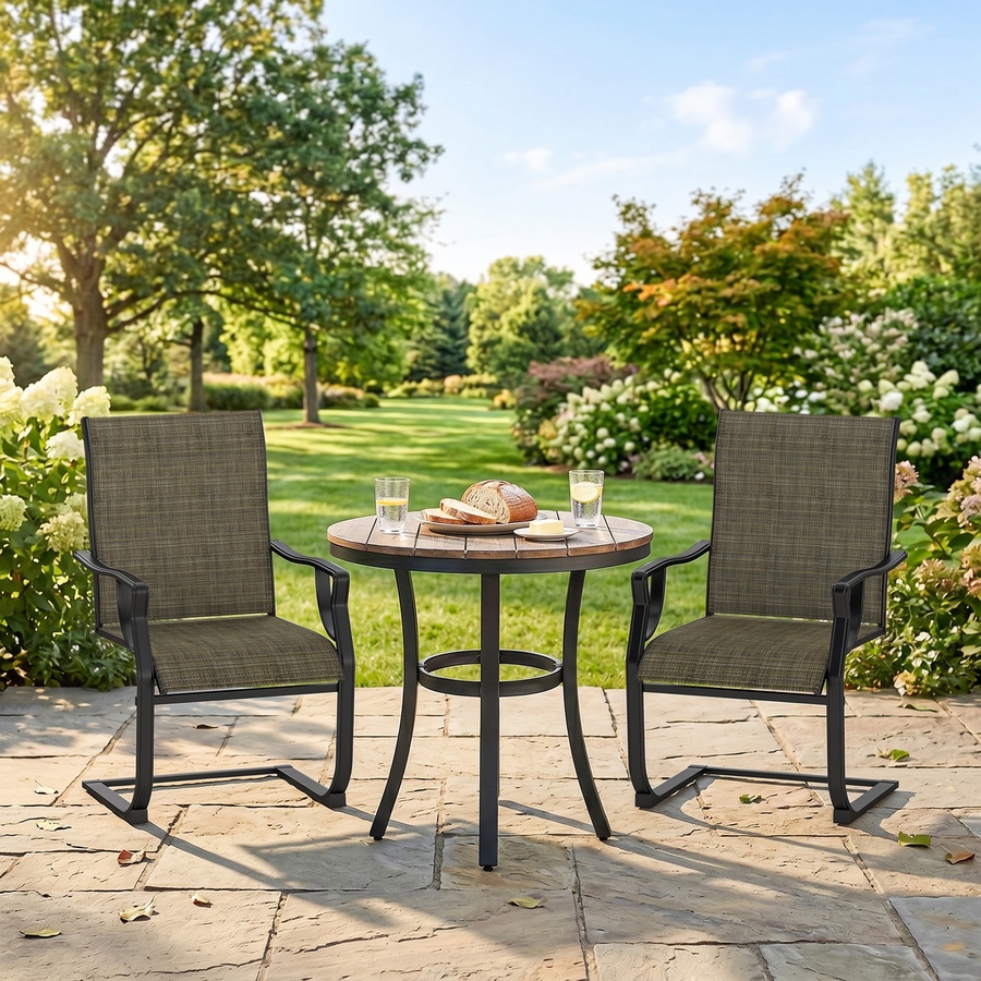 Image 931140_ALTMORE18.jpg, Product 931-140 / Price $189.99, Outsunny Patio Chairs Set of 2, C Spring Motion Outdoor Dining Chairs from Outsunny on TSC.ca's Home & Garden department