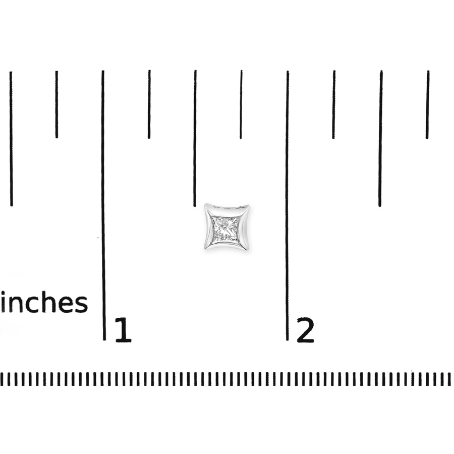 Image 931218_ALTMORE5.jpg, Product 931-218 / Price $2,978.00, 10K White Gold 1/2 Cttw Invisible Set Princess-Cut Diamond Stud Earrings (H-I Color, SI2-I1 Clarity) from Haus of Brilliance on TSC.ca's Jewellery department