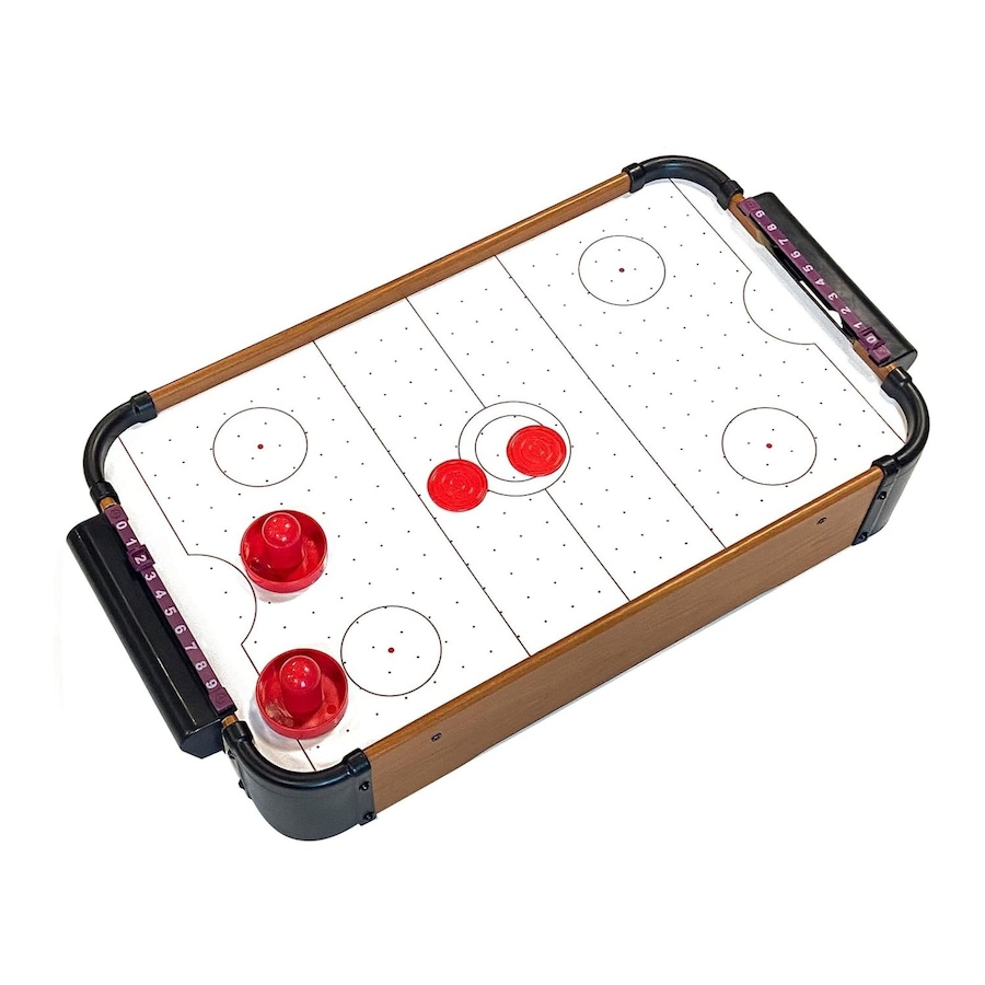 Image 931298.jpg, Product 931-298 / Price $64.99, Tabletop Air Hockey Game Set – Easy to Assemble Portable Air Hockey Table with Sturdy Motor, Robust Fan System, 2 Strikers and 2 Pucks, Space-Saving Design for Fun Anywhere from Tradeopia on TSC.ca's Toys & Hobbies department