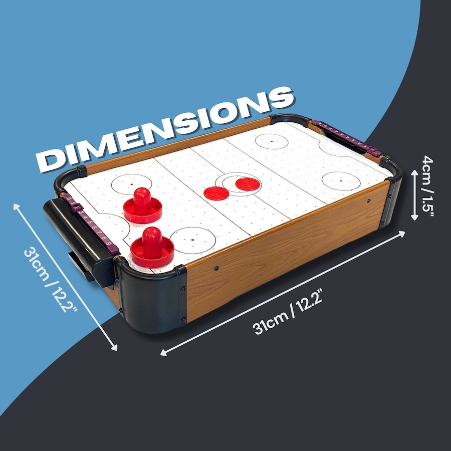 Image 931298_ALTMORE3.jpg, Product 931-298 / Price $64.99, Tabletop Air Hockey Game Set – Easy to Assemble Portable Air Hockey Table with Sturdy Motor, Robust Fan System, 2 Strikers and 2 Pucks, Space-Saving Design for Fun Anywhere from Tradeopia on TSC.ca's Toys & Hobbies department