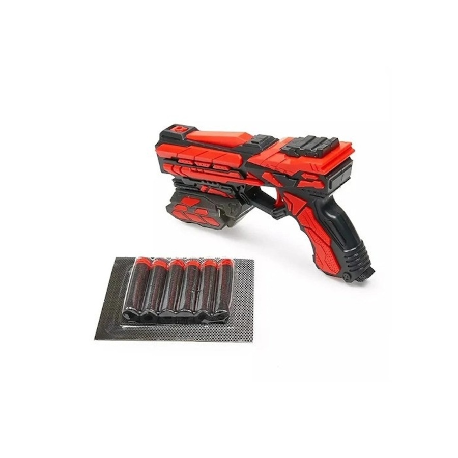 Image 931415_ALTMORE1.jpg, Product 931-415 / Price $11.99, High Soft Bullet Gun: Long-Range Foam Dart Shooter (Up to 45ft) with 6 Soft Foam Darts for Ages 6+ | Perfect for Skill Improvement and Fun Shooting Games from Tradeopia on TSC.ca's Toys & Hobbies department
