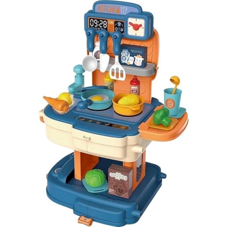 Image 931421.jpg, Product 931-421 / Price $29.99, Chef Kitchen Play Set in Backpack – Portable Toy for Ages 3+ | 34 Piece Kitchen and Role-Playing Accessories from Tradeopia on TSC.ca's Toys & Hobbies department